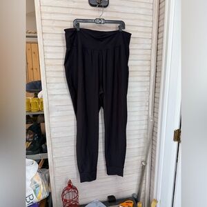 Old Navy Active Powersoft Women's XXL Tall Black High Rise Joggers
